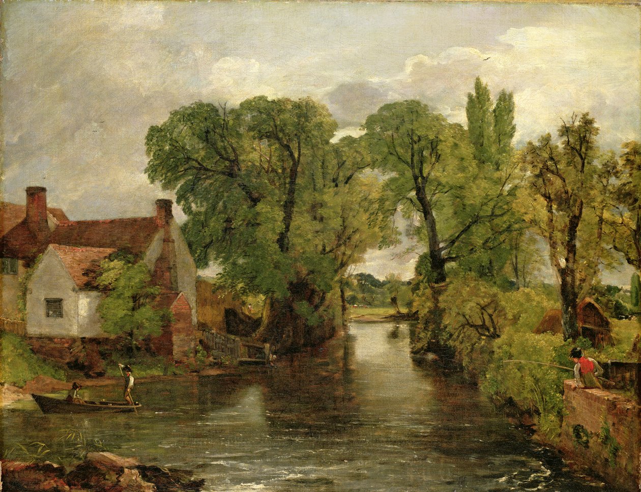 Mlýnský potok, 1814-15 od John Constable