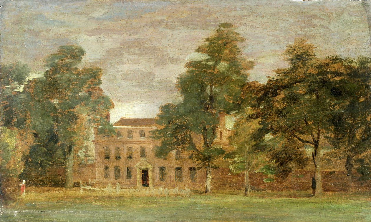 West Lodge, East Bergholt (olej na papíře položený na panelu) od John Constable