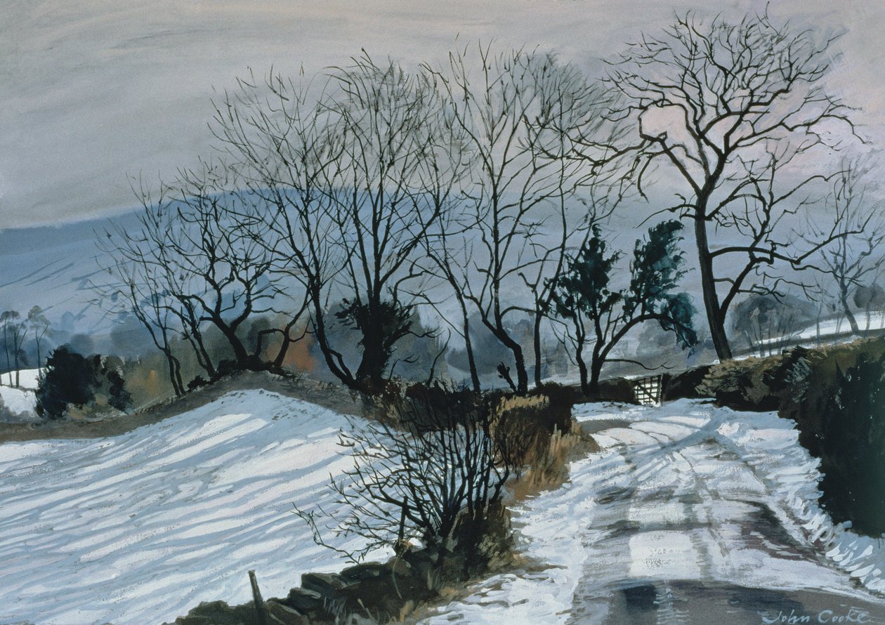 Road to Deepdale, 1998 (kvaš) od John Cooke
