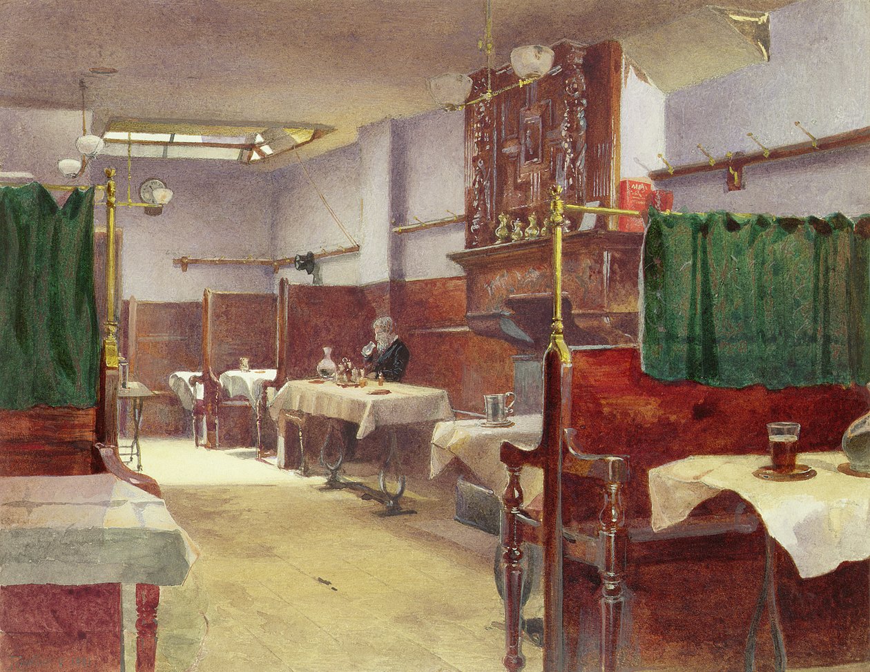 Cock Tavern, Fleet Street od John Crowther