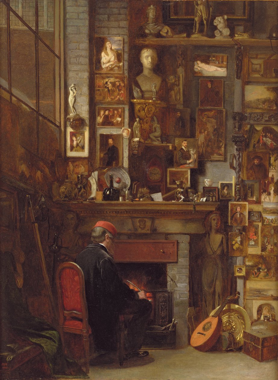 U studiového ohně, 1860 od John Dawson Watson