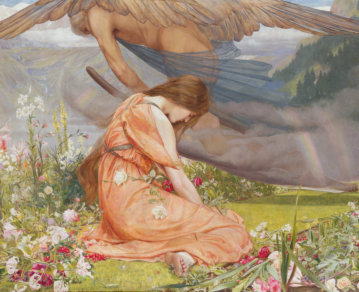 Zahrada Adonis-Amoretta a čas, 1887 od John Dickson Batten