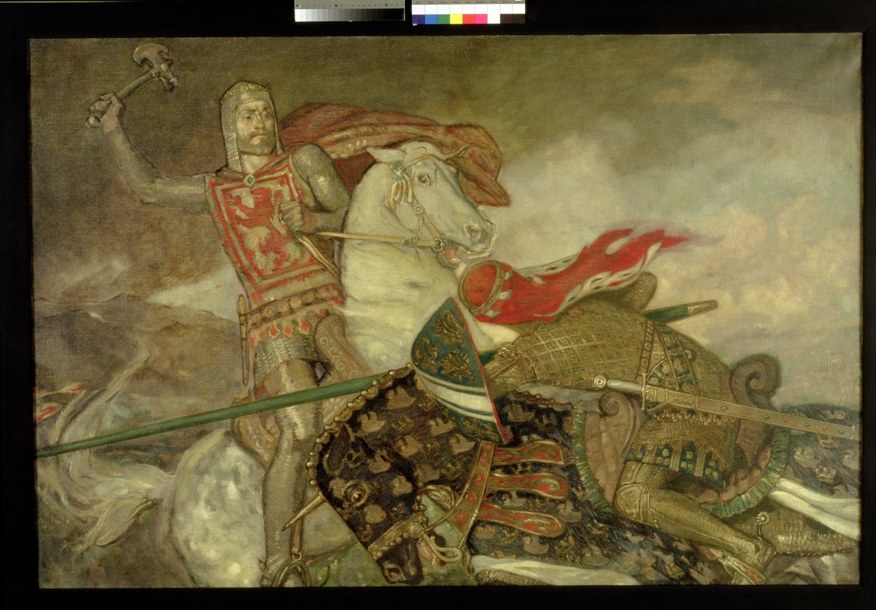 Bruce a de Bohun, kolem 1913-14 od John Duncan