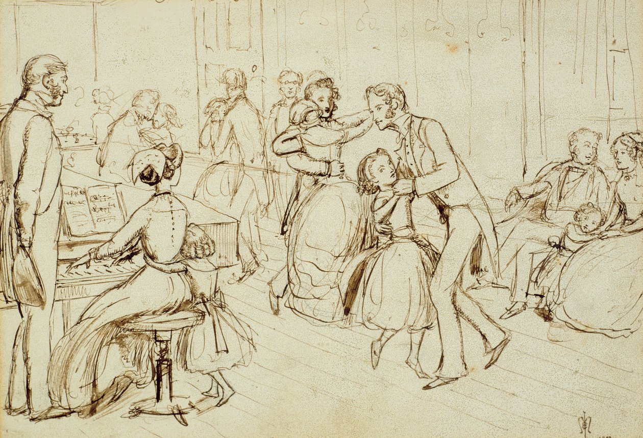 Party v Bowerswell, 1853 od John Everett Millais