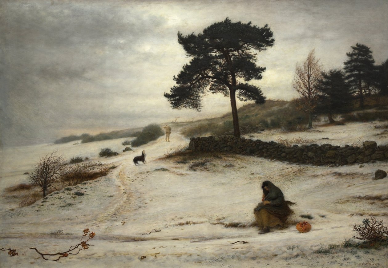 Foukej foukej zimní vítr od John Everett Millais