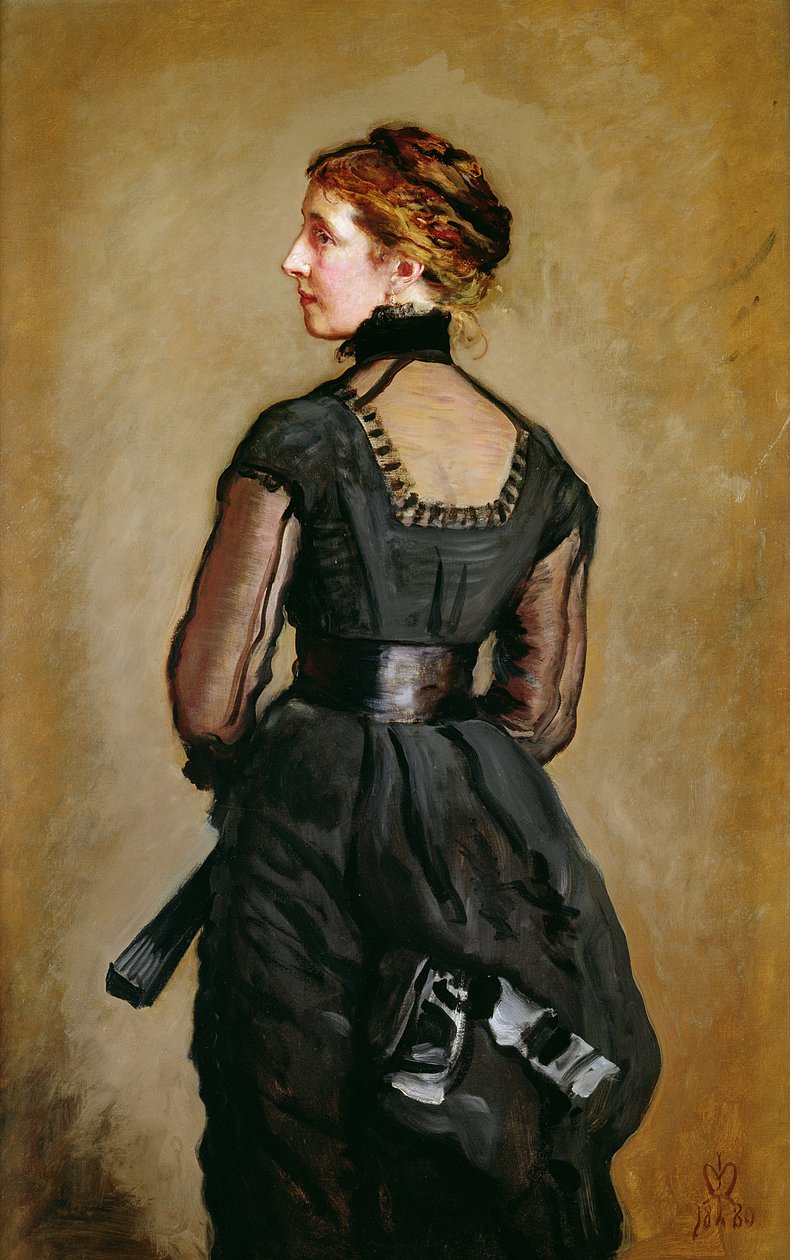 Paní Perugini, druhá dcera Charlese Dickense, 1880 od John Everett Millais