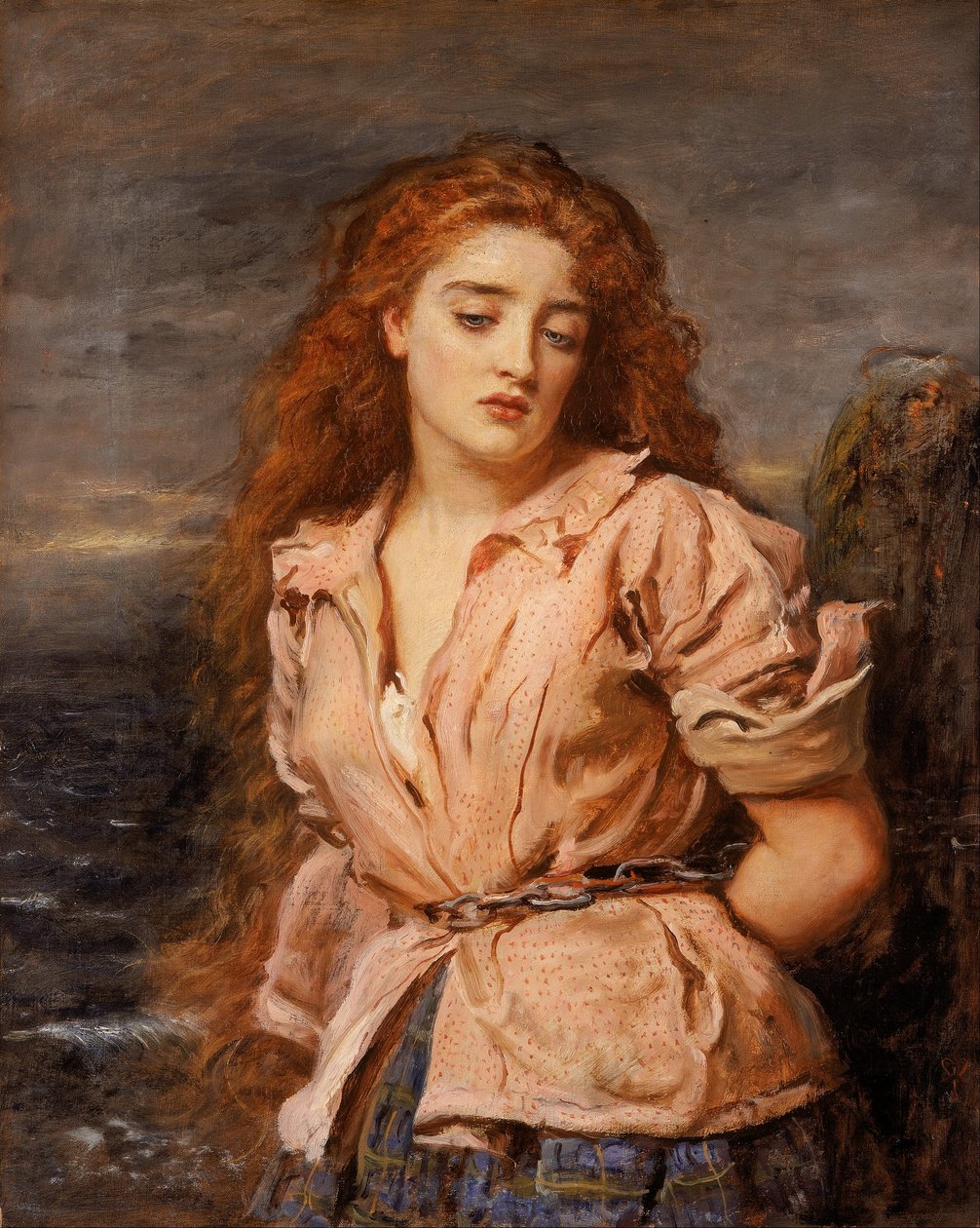 Mučedník ze Solway od John Everett Millais