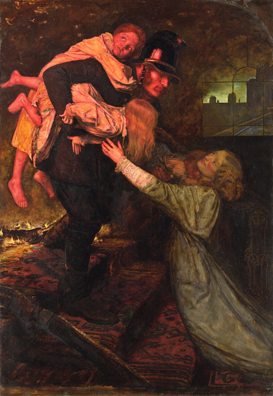Záchrana od John Everett Millais