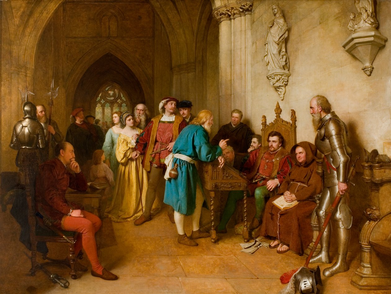 Varování před Floddenem, 1874 od John Faed