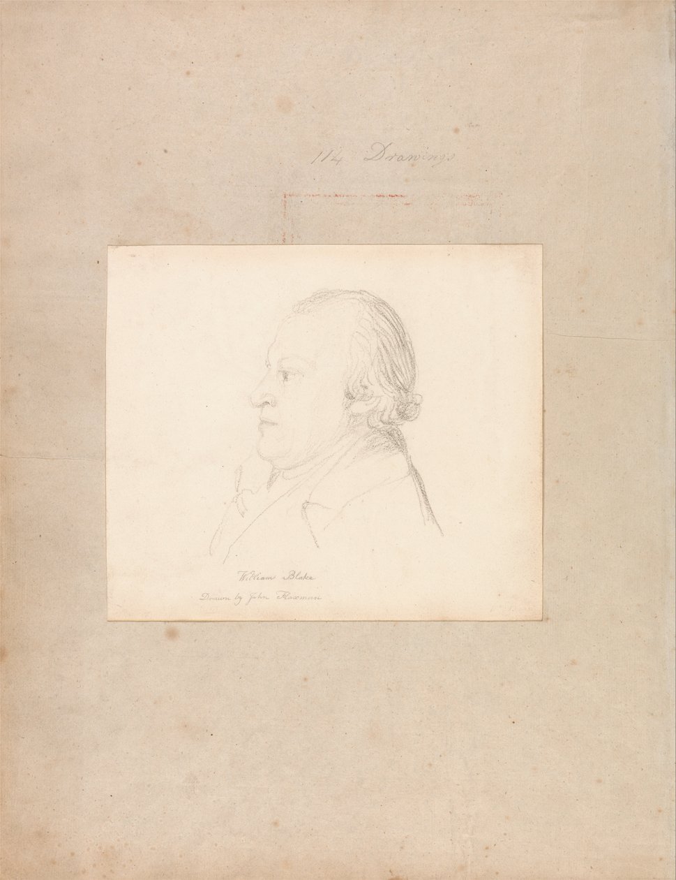 Portrét Williama Blakea od John Flaxman