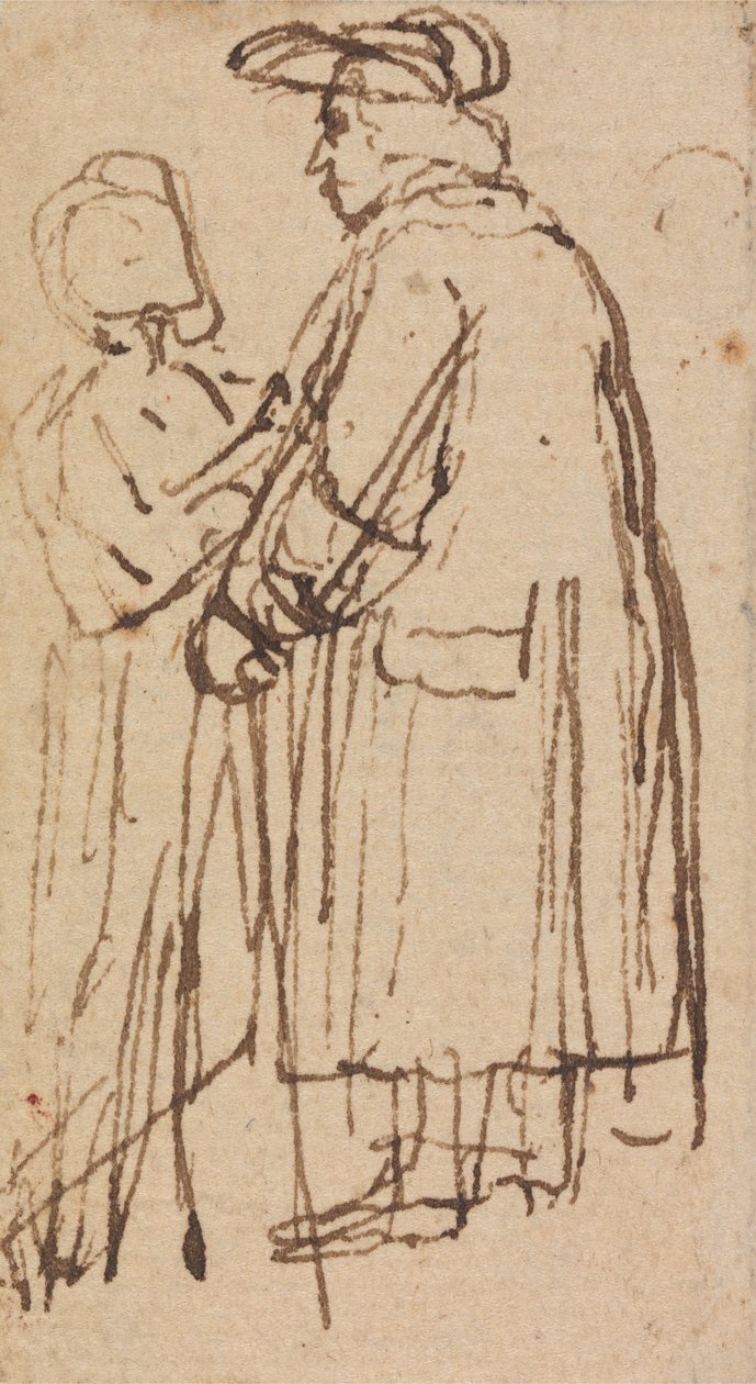 Studie o gentlemanovi zvaném Dr. Johnson od John Flaxman