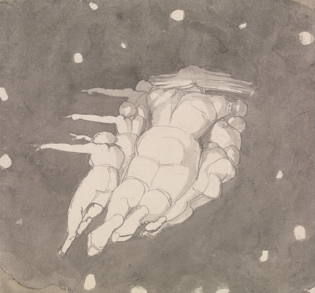 Stvoření nebes od John Flaxman