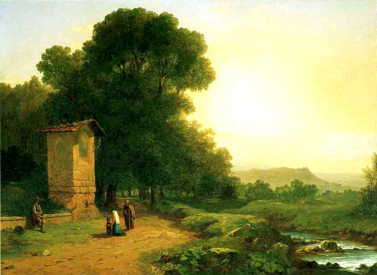 Svatyně v Itálii, 1847 od John Frederick Kensett