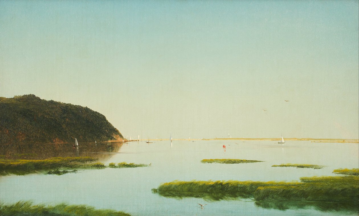 Pohled na řeku Shrewsbury, New Jersey od John Frederick Kensett