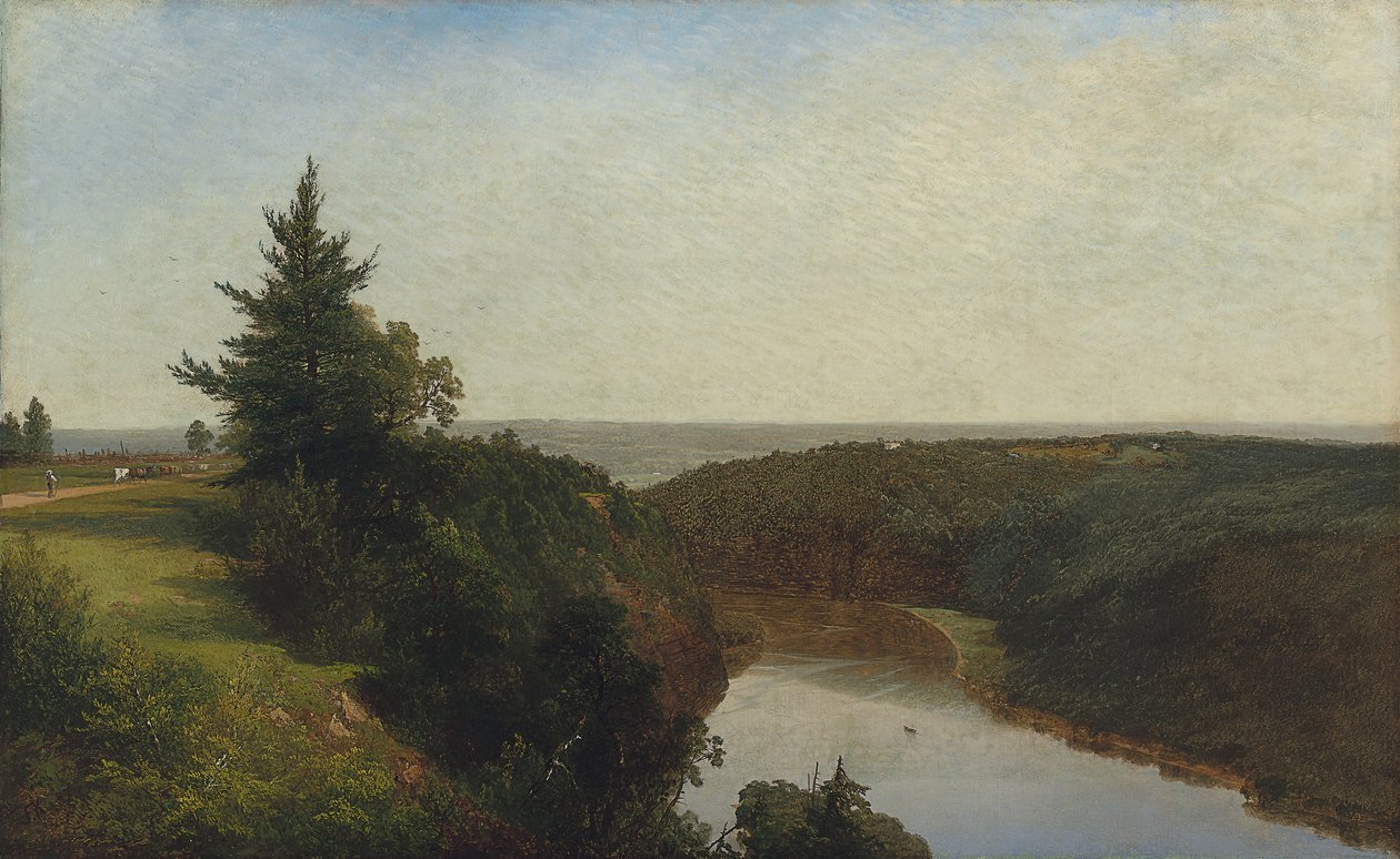Pohled na Genesee poblíž Mount Morris, 1857 od John Frederick Kensett