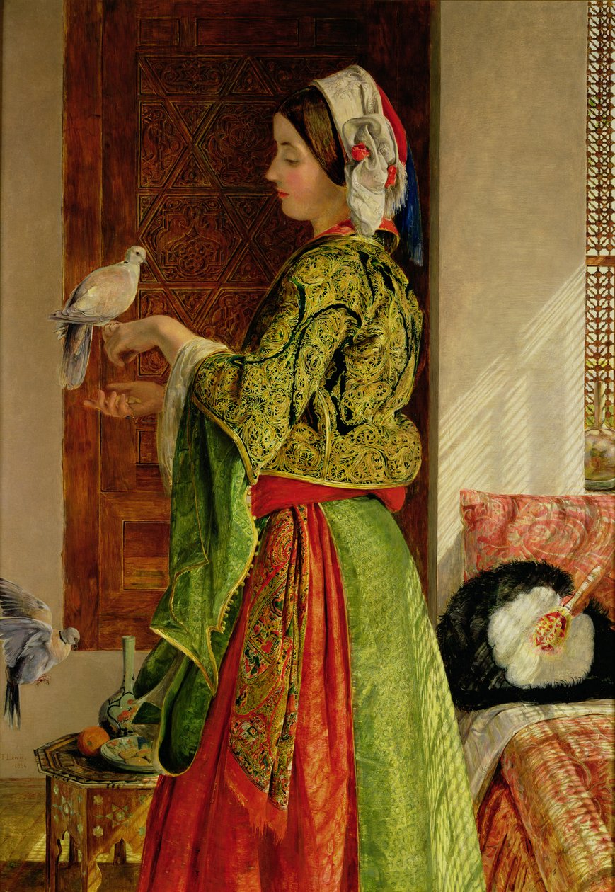 Holubice v kleci (viz také 62504) od John Frederick Lewis