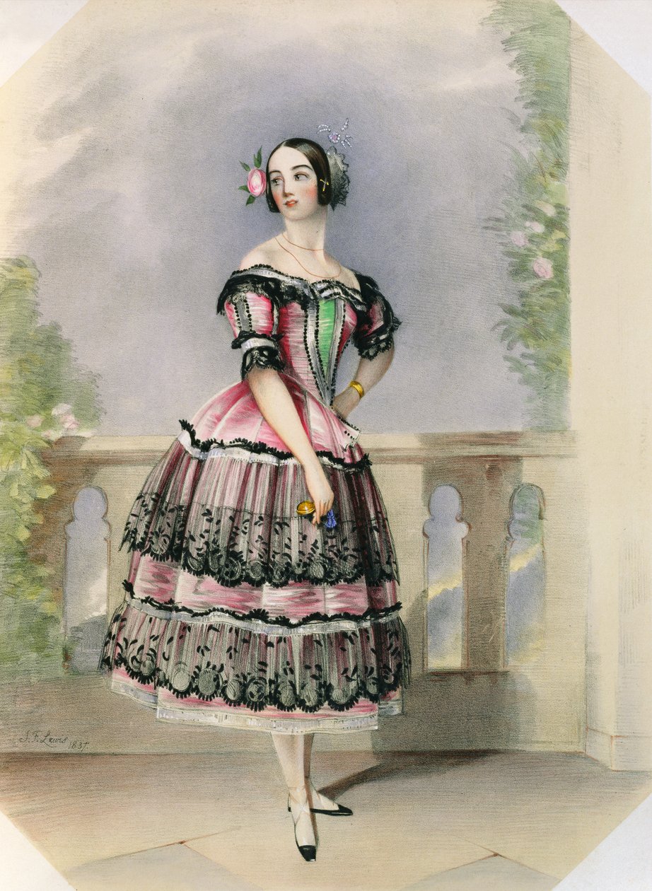 Pauline Duvernay (1813-94) vyd. Thomas McLean, 1837 od John Frederick Lewis