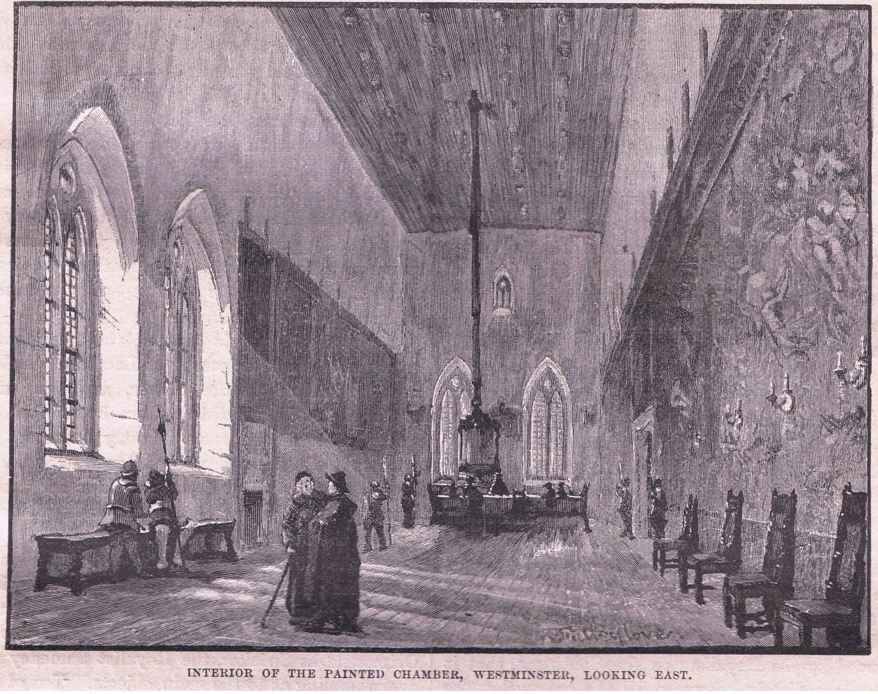 Interiér malované komory, Westminster od John Fulleylove
