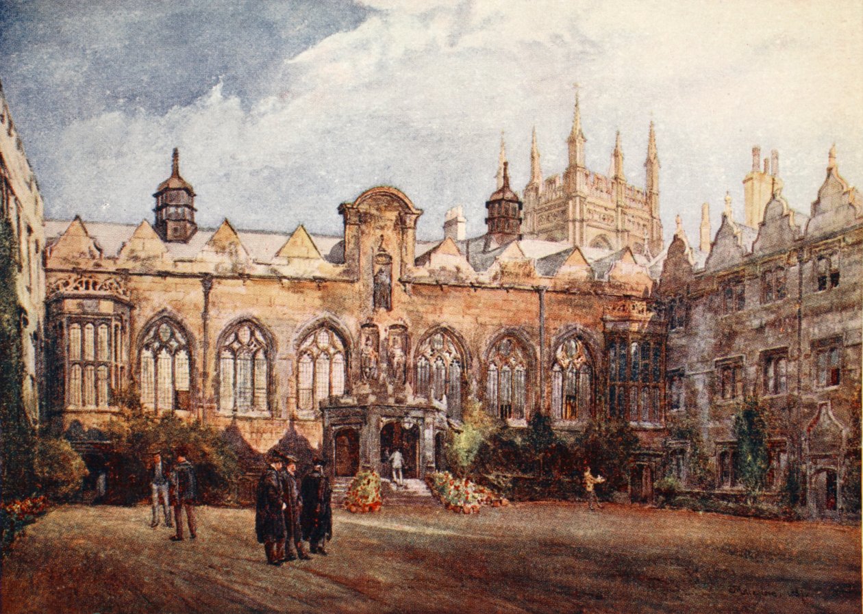 Oriel College, 1903 od John Fulleylove