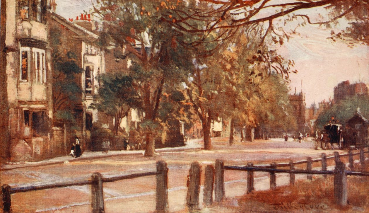 Sv. Jiljí, Pohled k Svaté Máří Magdaléně (Jih), 1903 od John Fulleylove