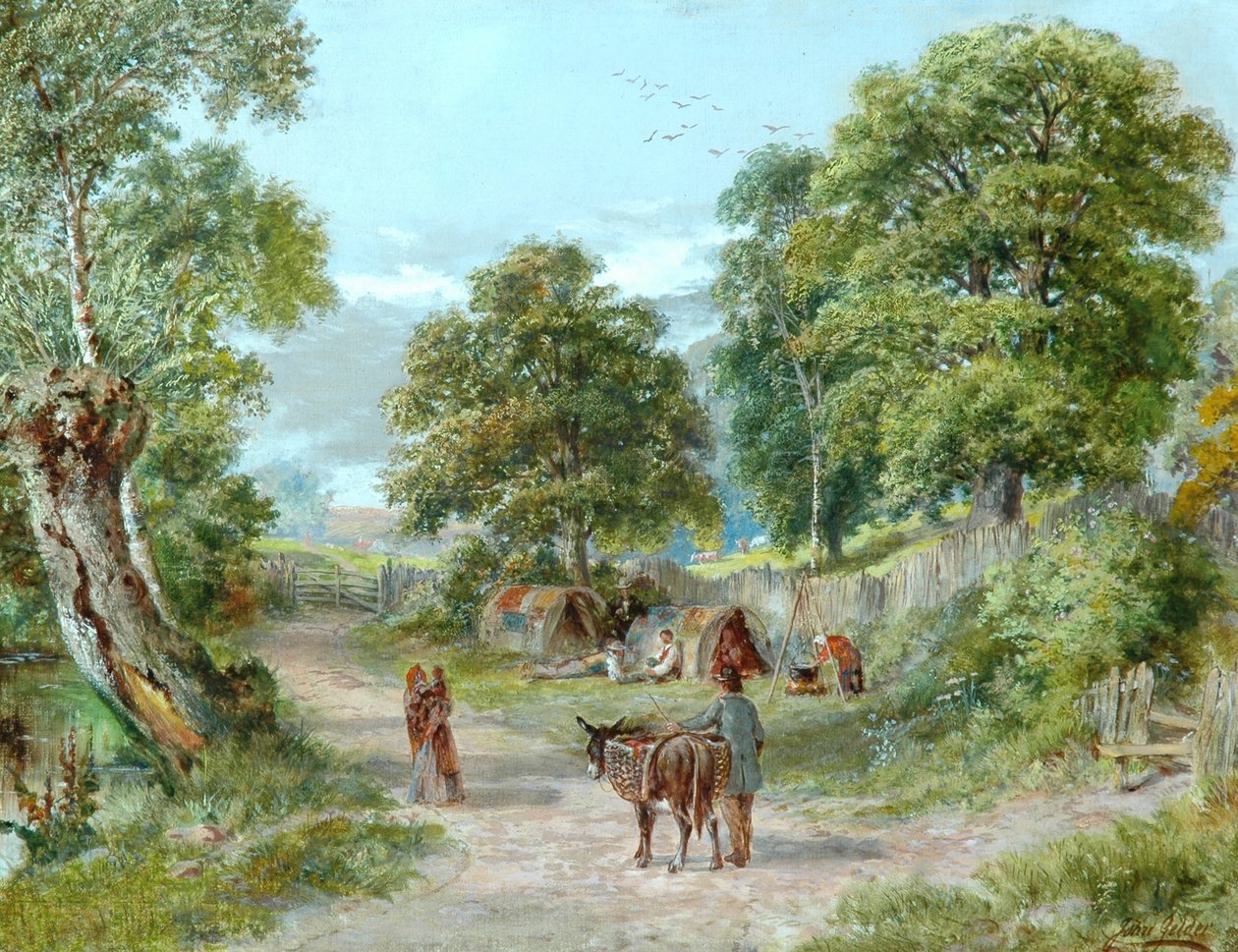 Cikánský tábor od John Gelder