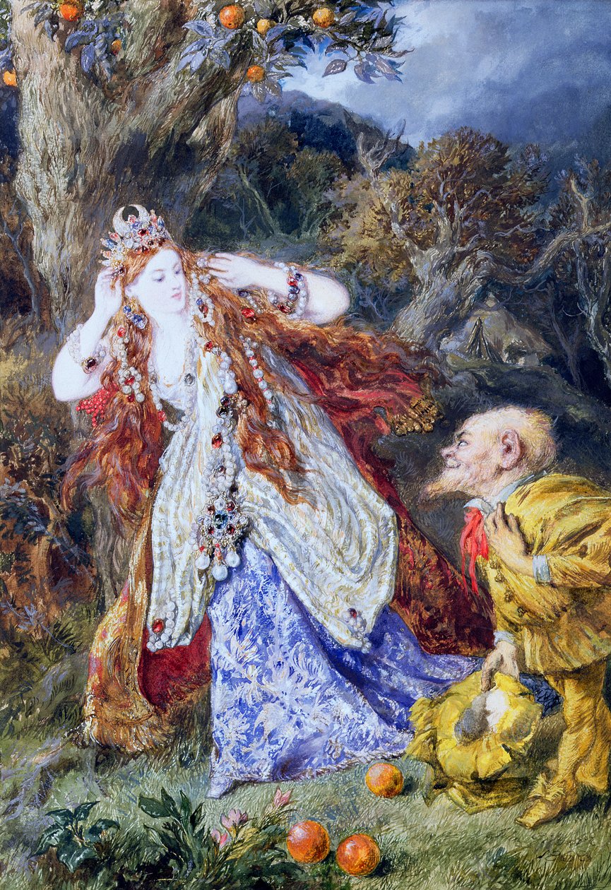 Žlutý trpaslík, 1868 od John Gilbert