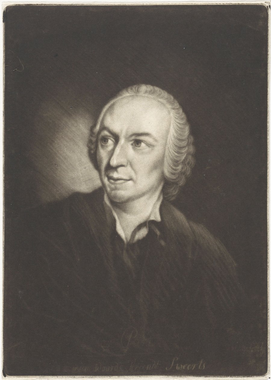 Portrét malíře Jana Punta (mezzotint) od John Greenwood