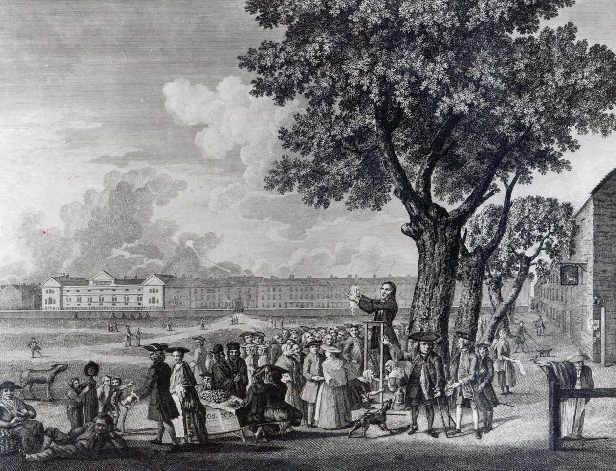 Enthusiasm Displayed, vyryto Robertem Prankerem, 1765 od John Griffiths