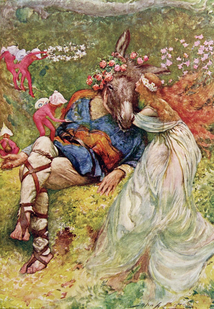 Titania a dno ve snu noci svatojánské z 