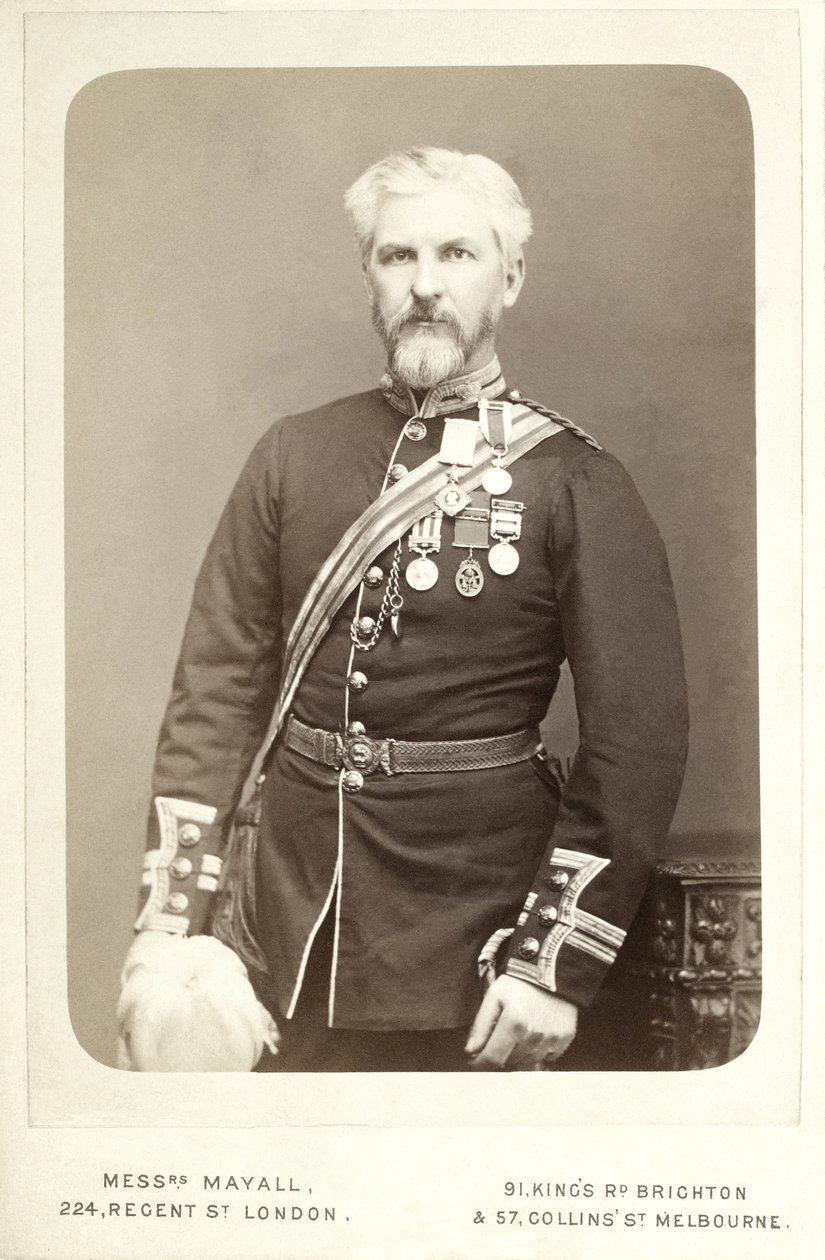 James Augustus Grant (1827-1892), skotský průzkumník východní rovníkové Afriky od John Jabez Edwin Mayal