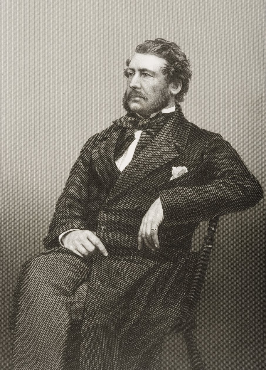 Kapitán William Harrison (1812-60), vyryl D.J. Libra z fotografie z 