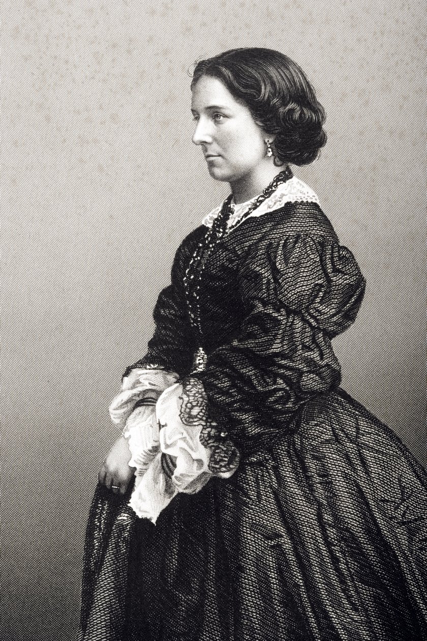 Madame Constance Nantier-Didiee (1832-67) vyryla D.J. Libra z fotografie z 