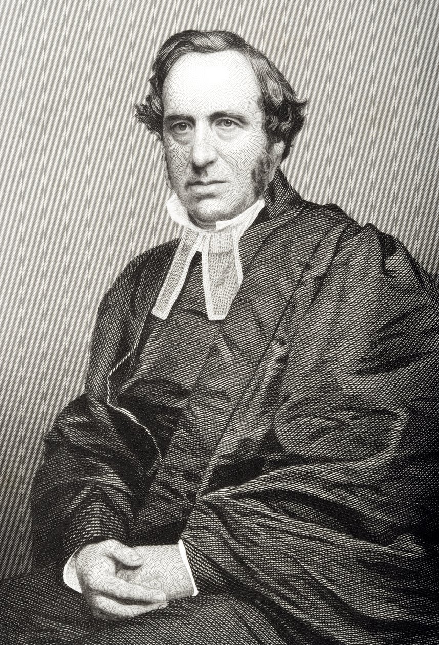 Richard Chenevix Trench (1807-86) vyryl D.J. Libra z fotografie z 