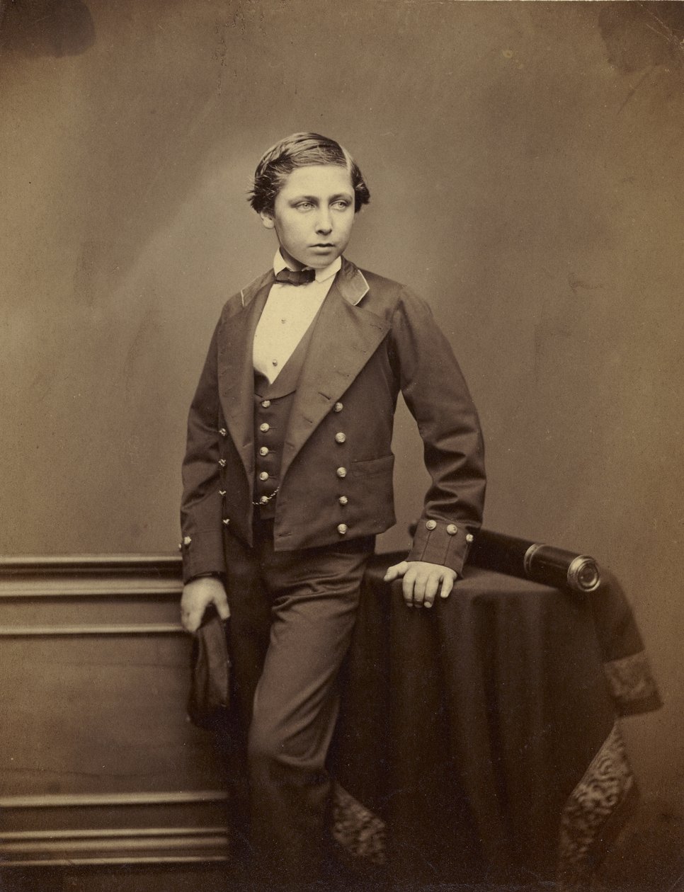 Princ z Walesu, později Edward VIII, kolem roku 1856 (stříbrný tisk alba) od John Jabez Edwin Paisley Mayall