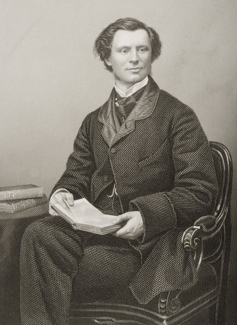 William Coutts Keppel (1832-94) vikomt Bury, vyryl D.J. Libra z fotografie z 