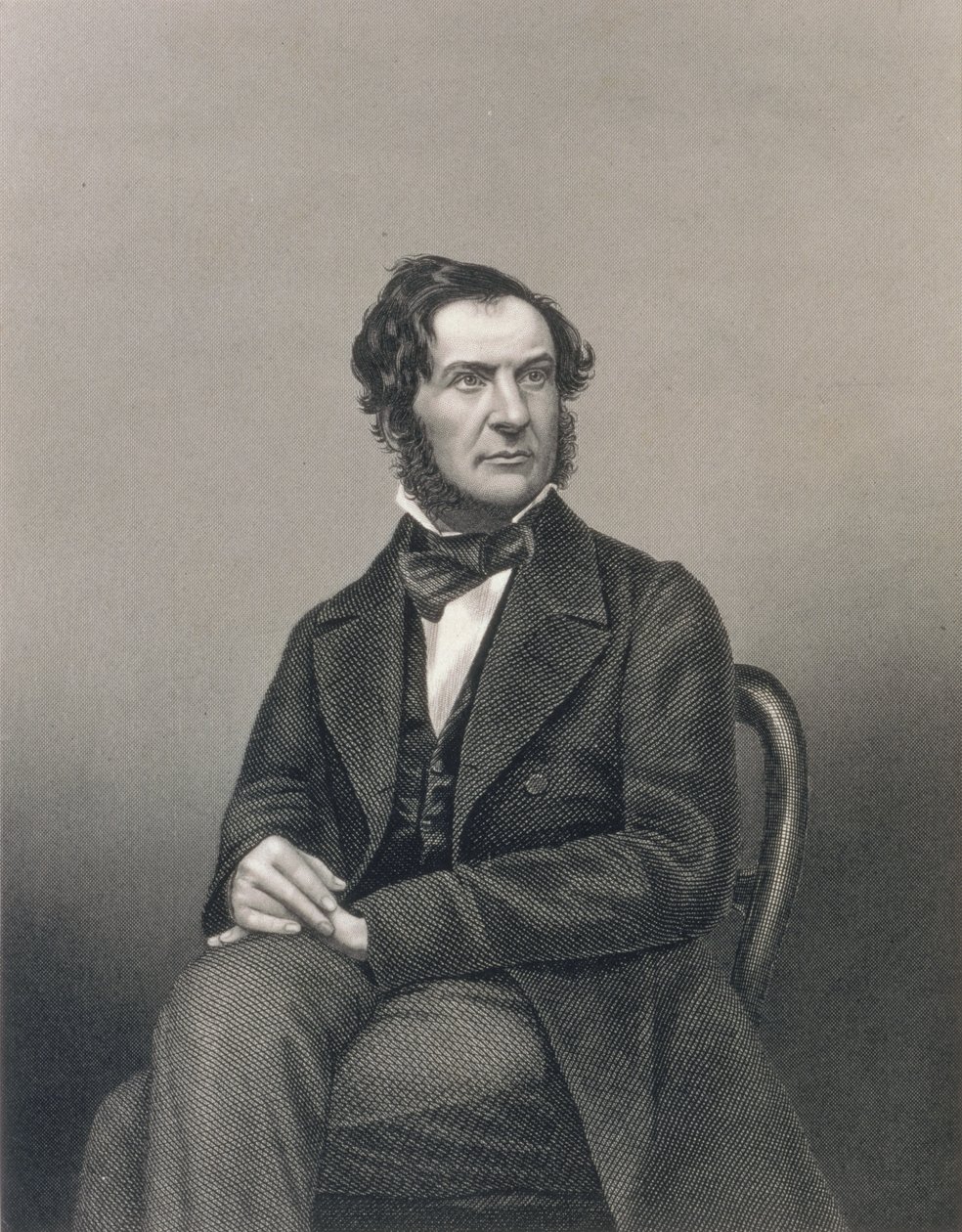 William Ewart Gladstone (1809-98), podle fotografie vyryl D.J. Pound od John Jabez Edwin Paisley Mayall