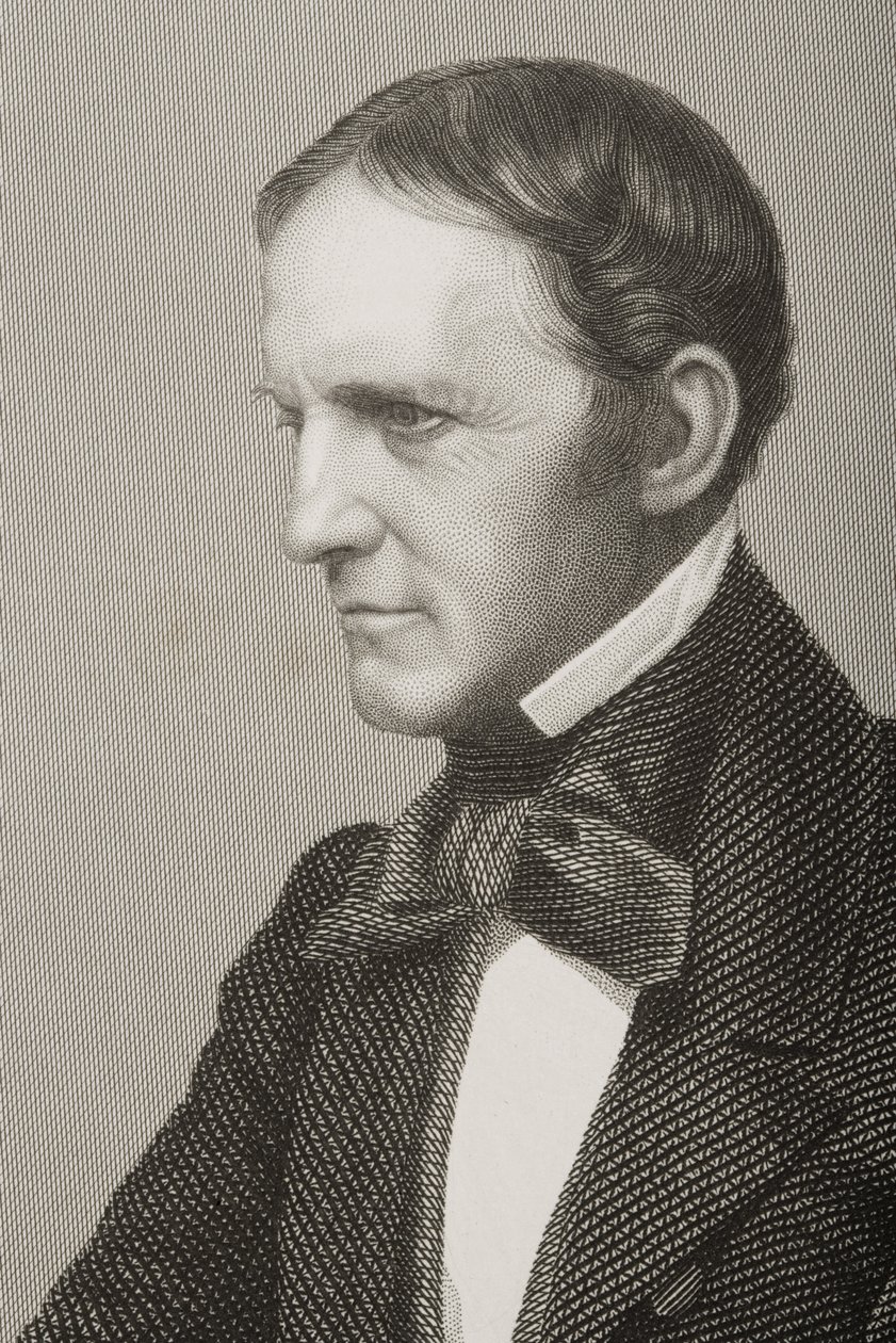 William Hickling Prescott (1796-1859) vyryl D.J. Libra z fotografie z 