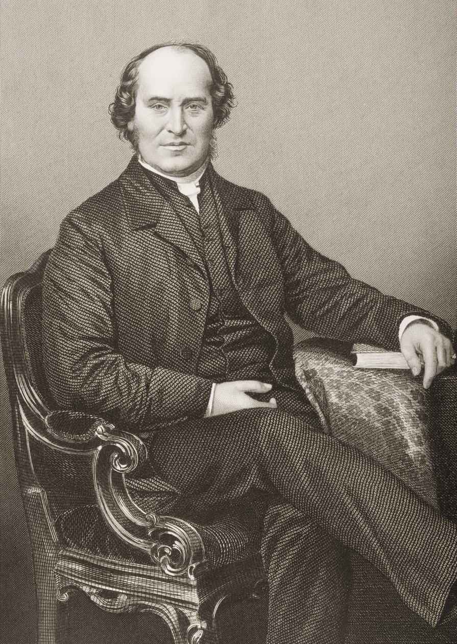 William Weldon Champneys (1807-75) vyryl D.J. Libra z fotografie z 