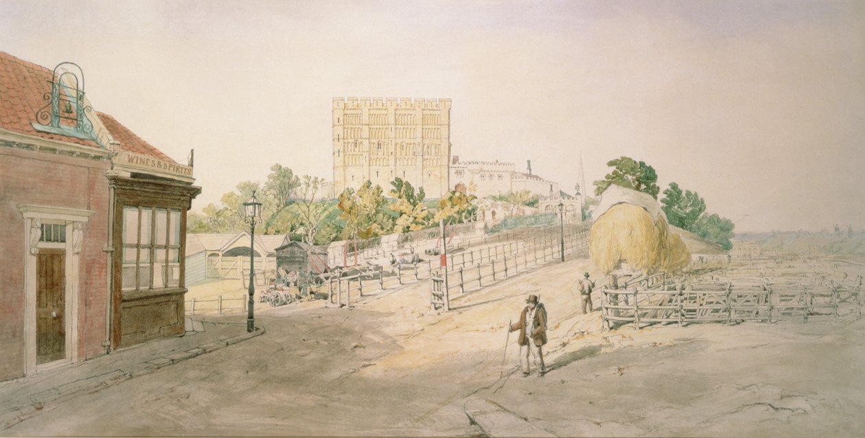 Hrad Norwich od John Joseph Cotman
