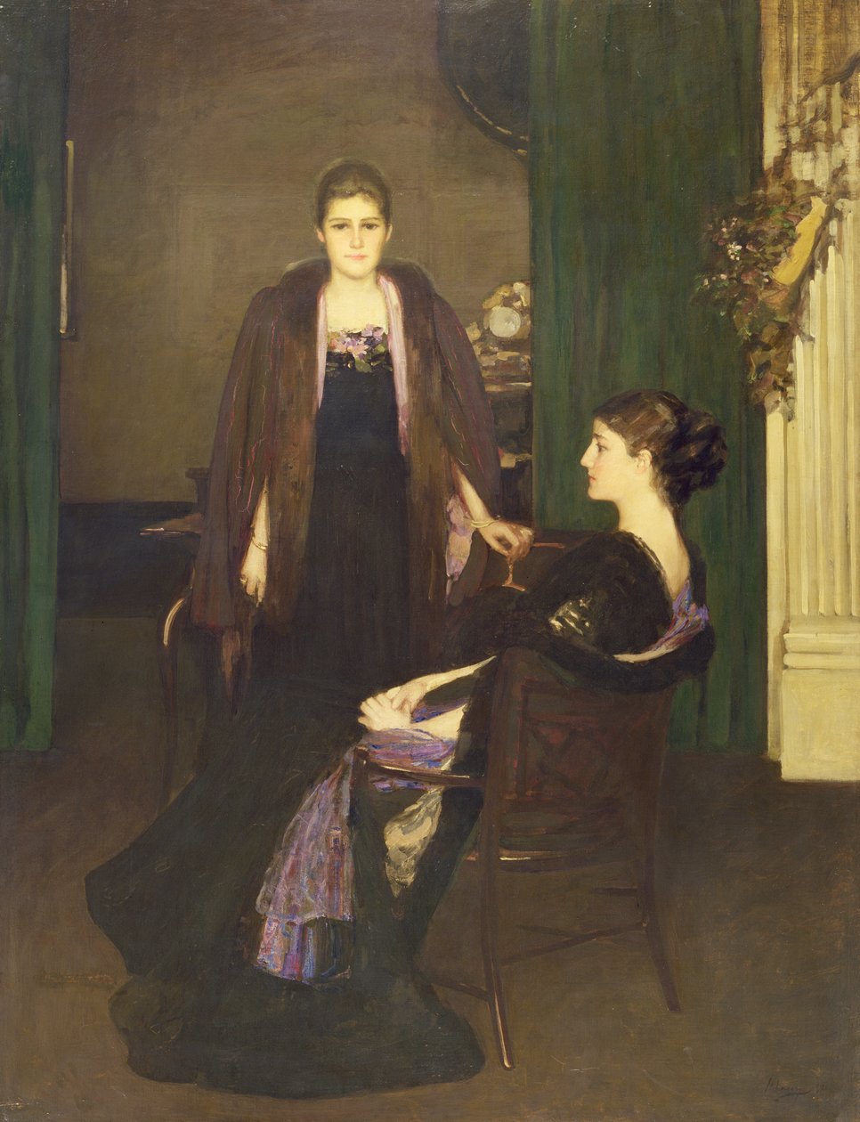 Slečna MacLarenová a paní Oliverová od John Lavery