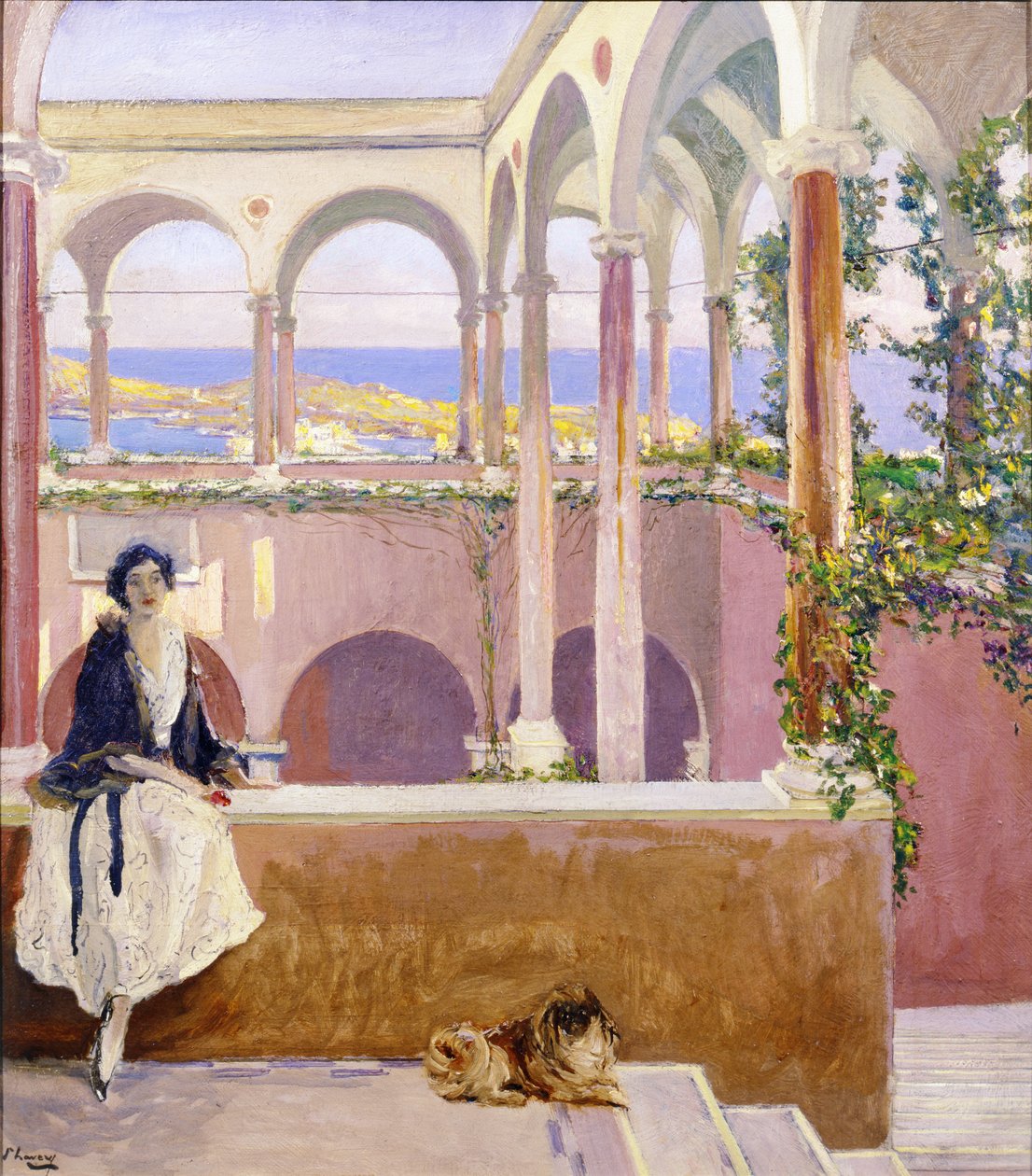 Na Riviéře, 1920 od John Lavery