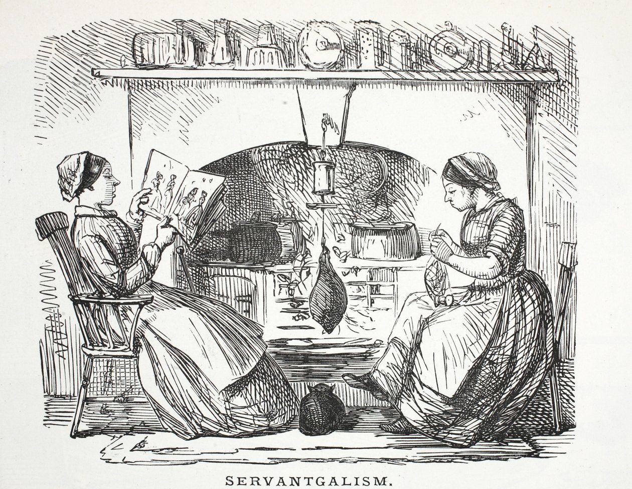 Servantgalism, 1853 od John Leech