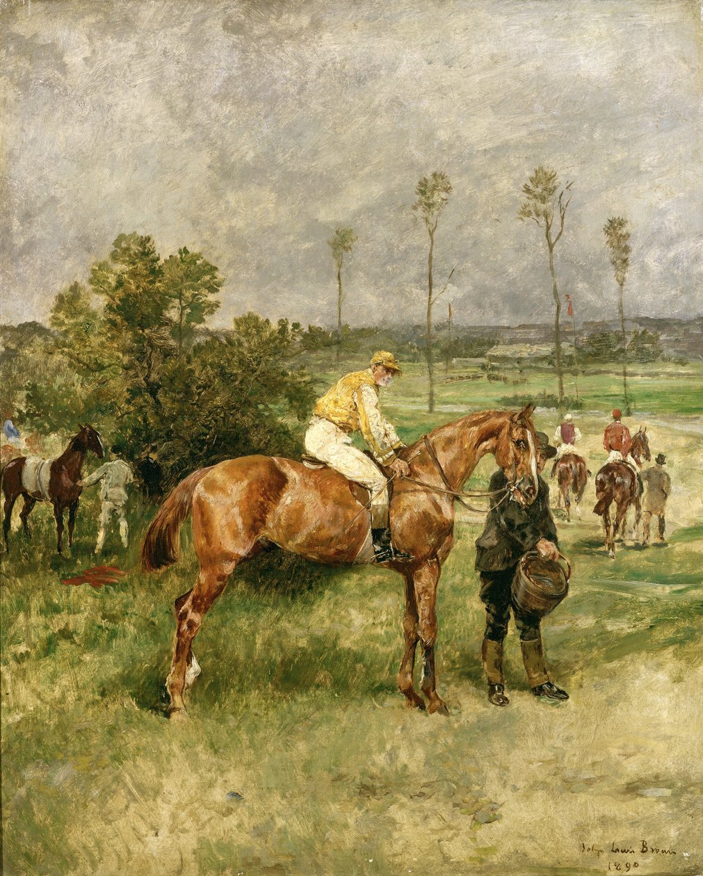 Před začátkem, 1890 od John Lewis Brown