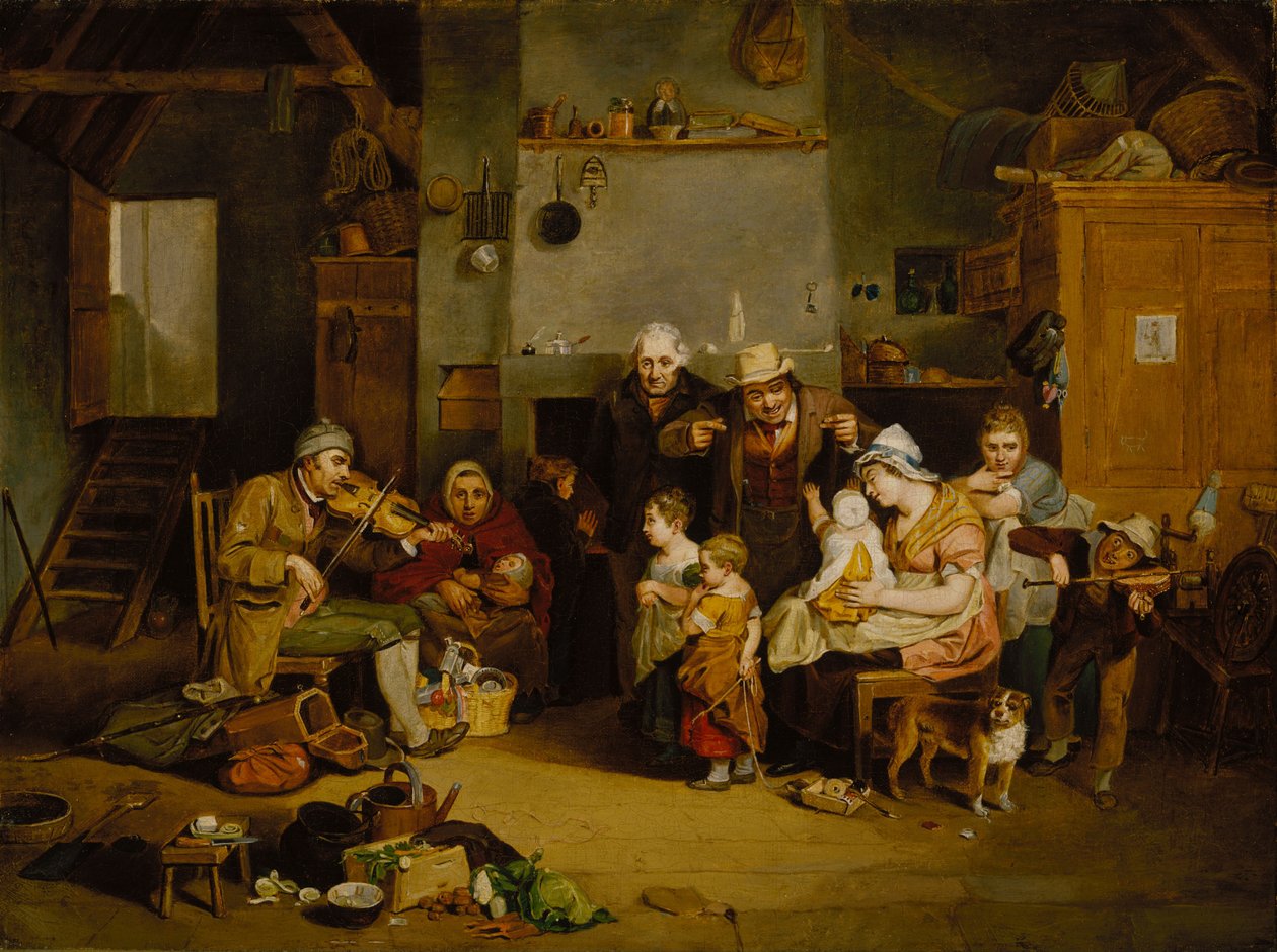 Slepý houslista od John Lewis Krimmel