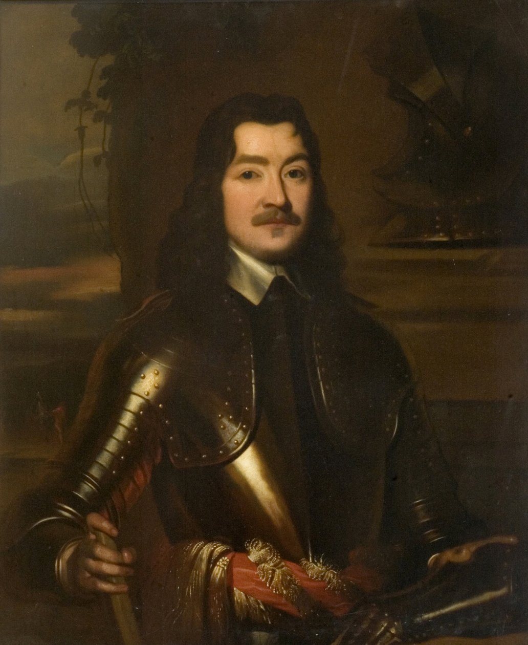 Sir Charles Lucas (1613-1648), vůdce monarchistických sil při obléhání Colchesteru od John Lewis Reilly