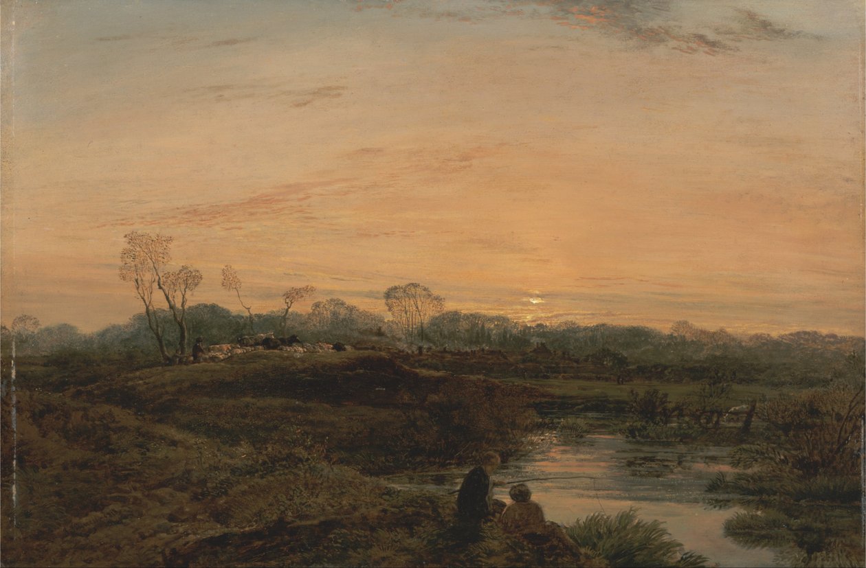 Večer, Bayswater od John Linnell