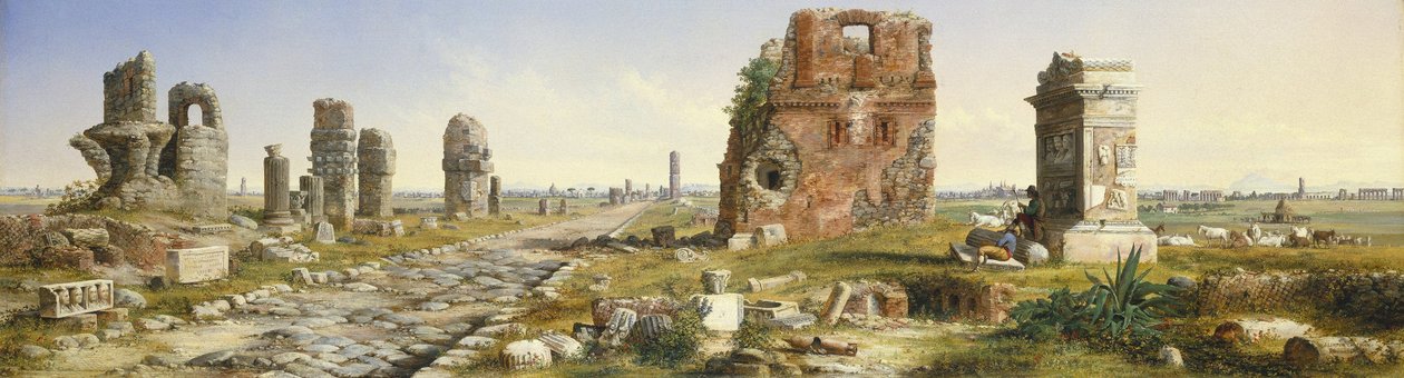 Appianská cesta od John Linton Chapman