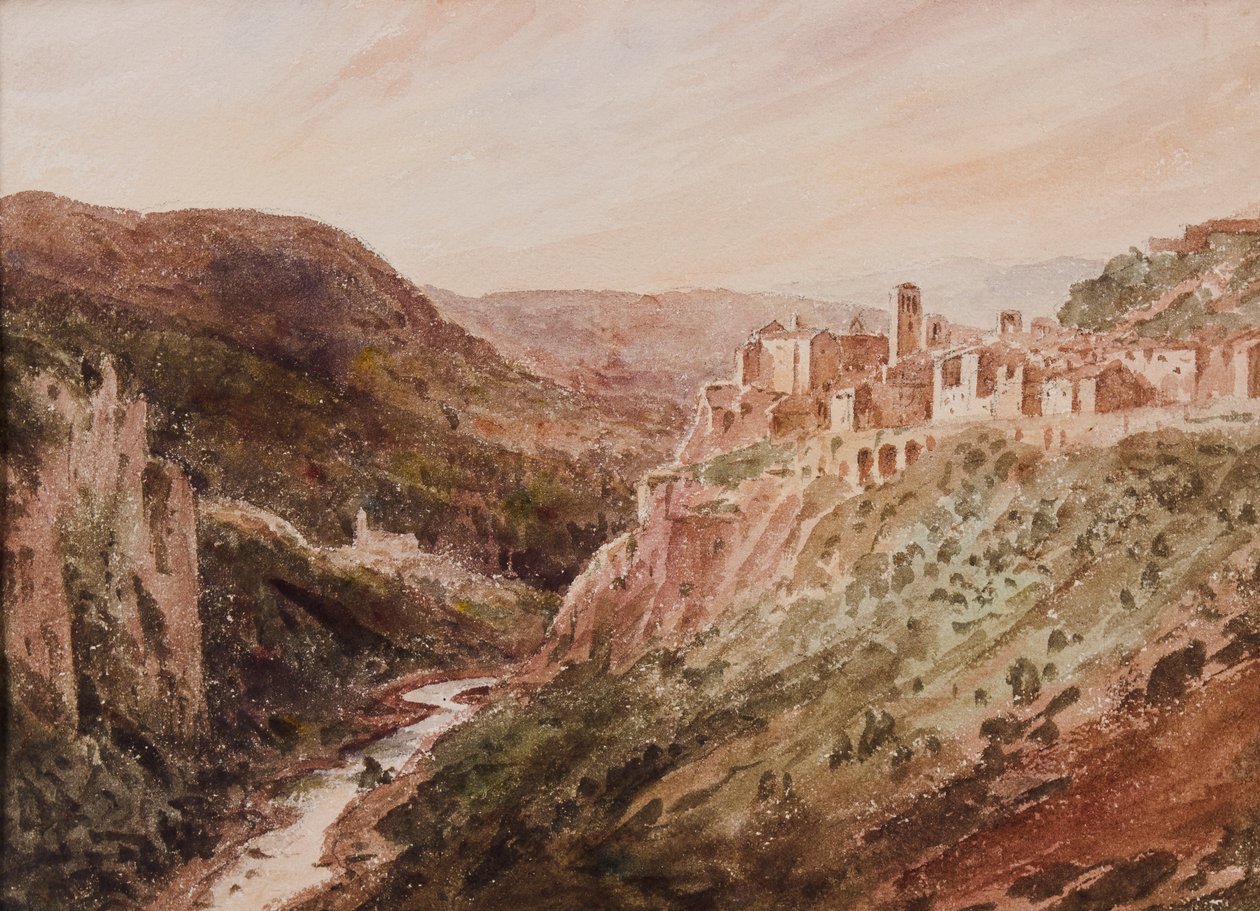 Civita Castellana, 1854 od John Louis Petit