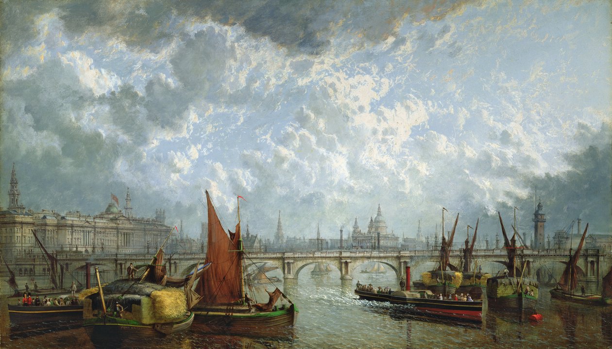 Waterloo Bridge od řeky Temže od John MacVicar Anderson