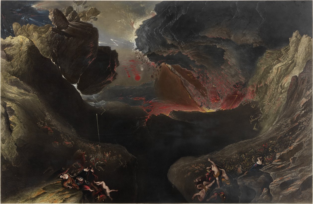 Velký den jeho hněvu, c.1851-53 od John Martin